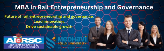 MBA IN RAIL ENTREPRENEURSHIP AND GOVERNANCE