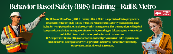 Behavior-Based Safety (BBS) Training – Rail & Metro